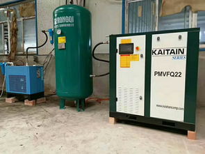 赵县纺织厂用空压机永磁变频22kw 开山集团