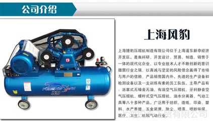 上海捷豹风豹空气压缩机W0.9/8 全铜气泵空压机